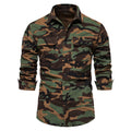 Herren Kamelhaar-Karohemd Shirt