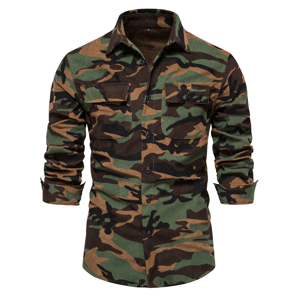 Herren Kamelhaar-Karohemd Shirt