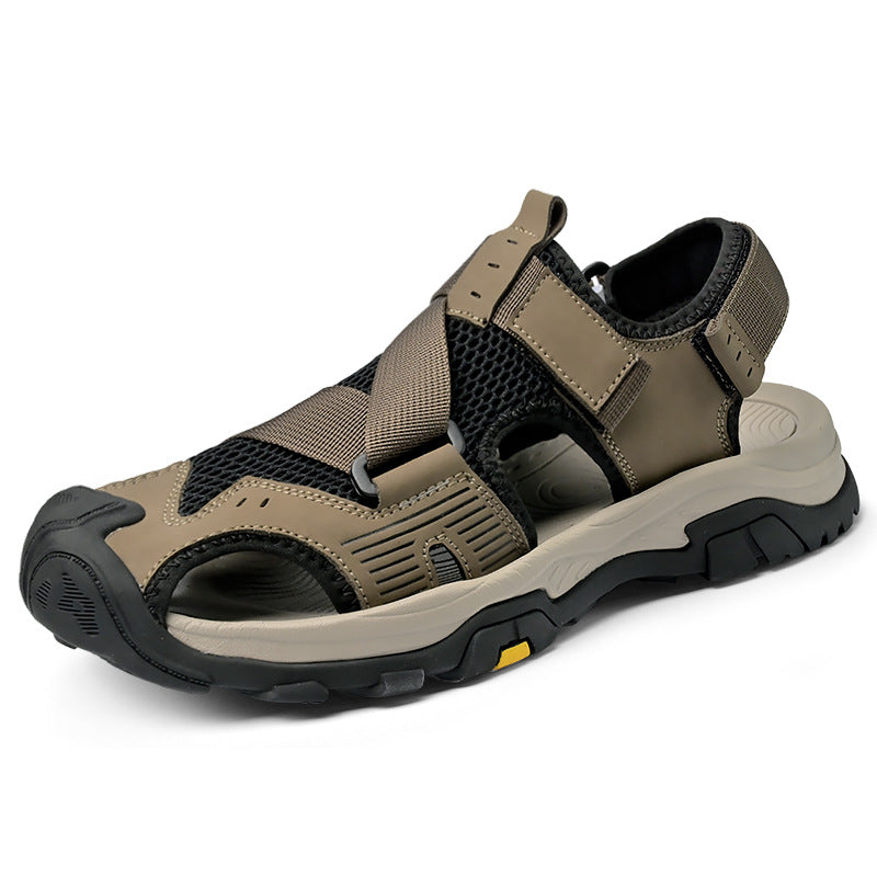 Herren Sportliche Outdoor-Sandalen mit atmungsaktivem Netz und rutschfester Sohle R&B