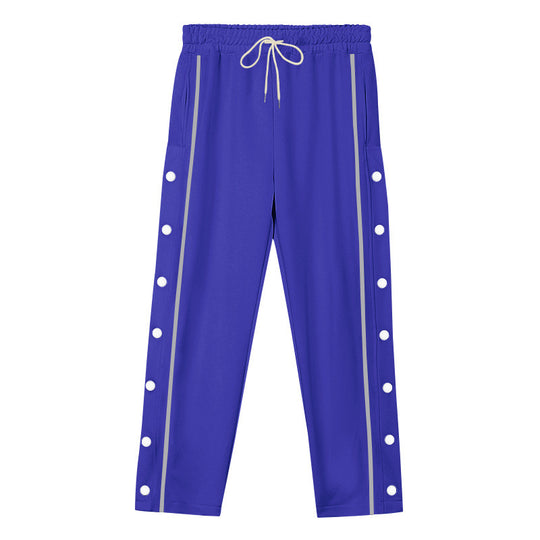 Unisex nan leichte Sport-Trainingshose mit Druckknopfleiste und elastischem Kordelbund R&B