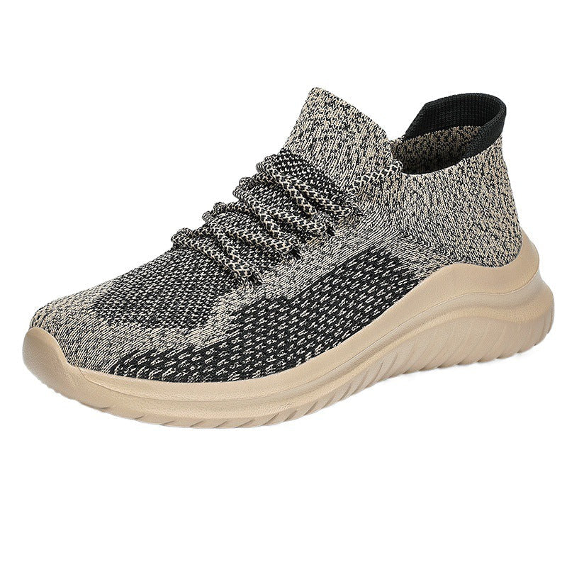 Damen Sportliche Strick-Sneaker mit elastischem Kragen und flexibel gedämpfter Sohle R&B