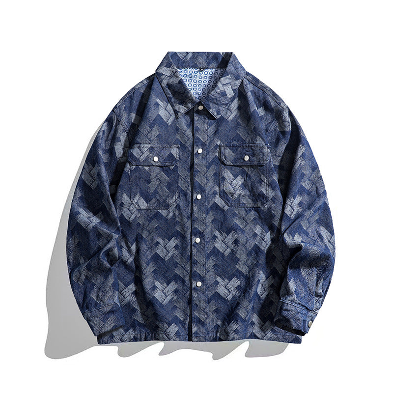 Herren lässige Overshirt R&B