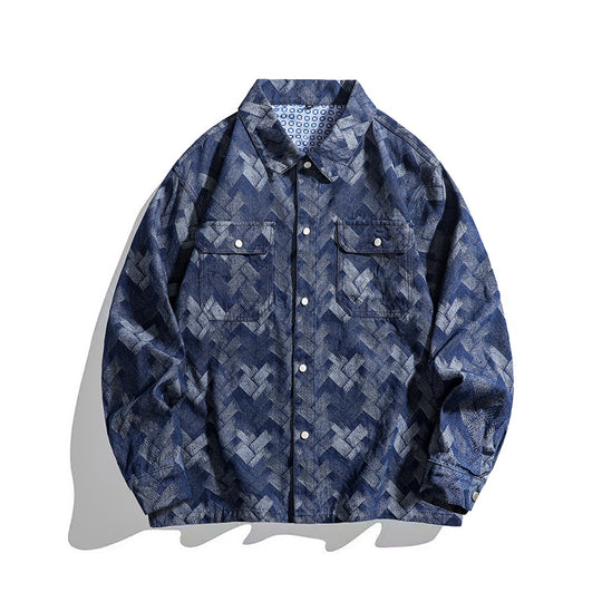 Herren lässige Overshirt R&B