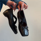 Damen Ballerinas mit elegantem Kreuzriemen und komfortabler Innensohle R&B