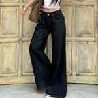 Damen Weitgeschnittene Jeans mit hohem Bund und eleganter Nahtführung R&B