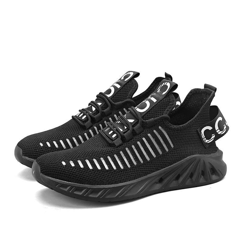 Damen Sportliche Strick-Sneakers mit Flexiblem Dämpfungssystem R&B