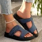 Damen modische Komfortsandalen mit verstellbarem Riemendesign R&B