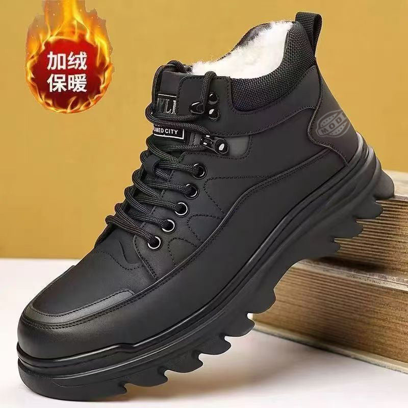 Damen Warm gefütterte Winterstiefel mit rutschfester Sohle