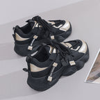 Damen Sportliche Chunky Sneakers mit atmungsaktivem Mesh und modischen Akzenten R&B