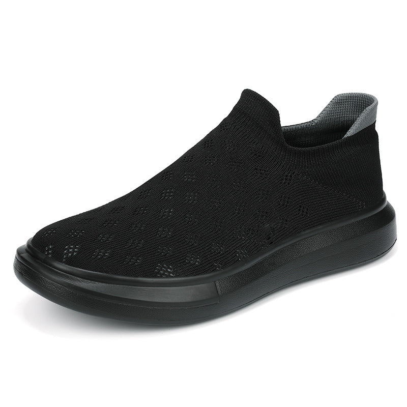 Unisex nan leichter Strick-Slipper mit perforierter Atmungsstruktur und dämpfender Leichtsohle R&B