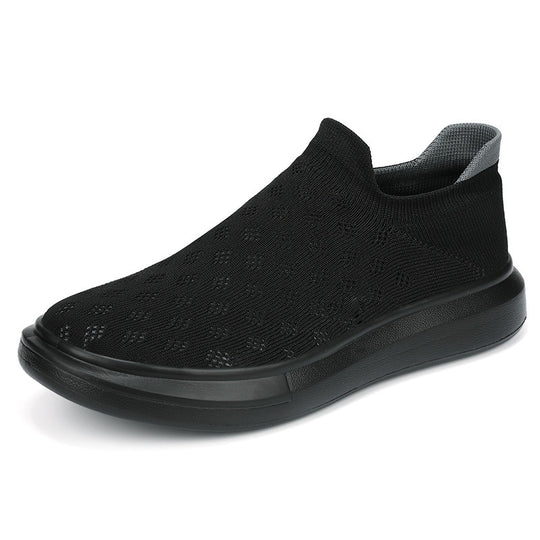 Unisex nan leichter Strick-Slipper mit perforierter Atmungsstruktur und dämpfender Leichtsohle R&B