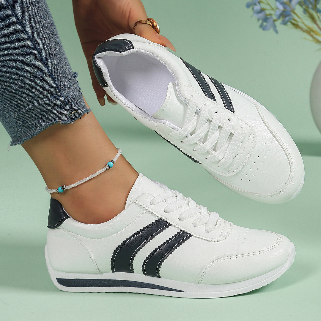 Damen Sneakers mit rutschfester Sohle und atmungsaktiver Oberflächenstruktur R&B