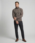 Herren Rollkragenpullover aus weicher Strickware R&B