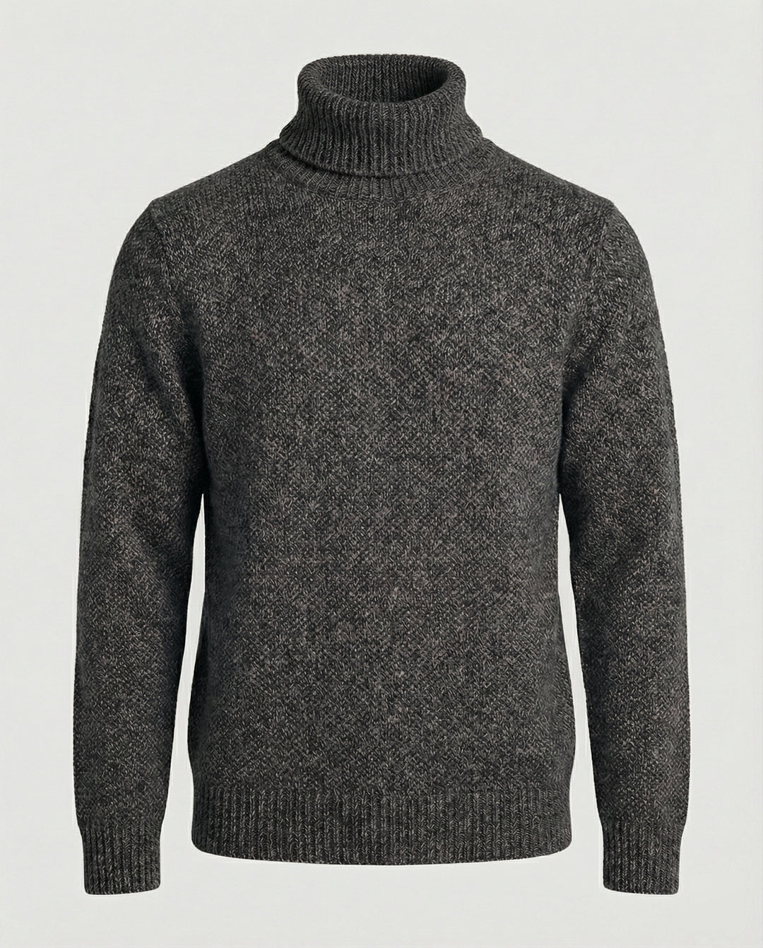 Herren Rollkragenpullover aus weicher Strickware R&B