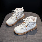 Damen hochgeschnittene Sneaker mit warmem Innenfutter und modischem Design R&B