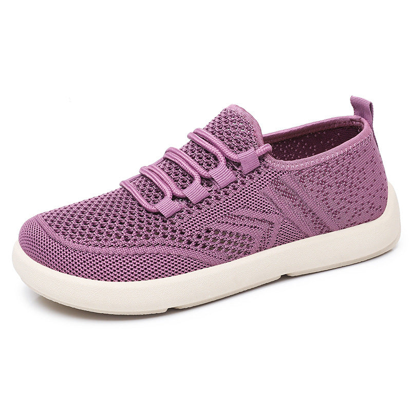 Damen Sportliche Mesh-Sneaker mit flexiblem Sohlenkonzept
