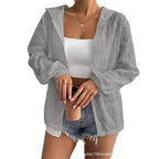 Damen lässige Kapuzenjacke R&B