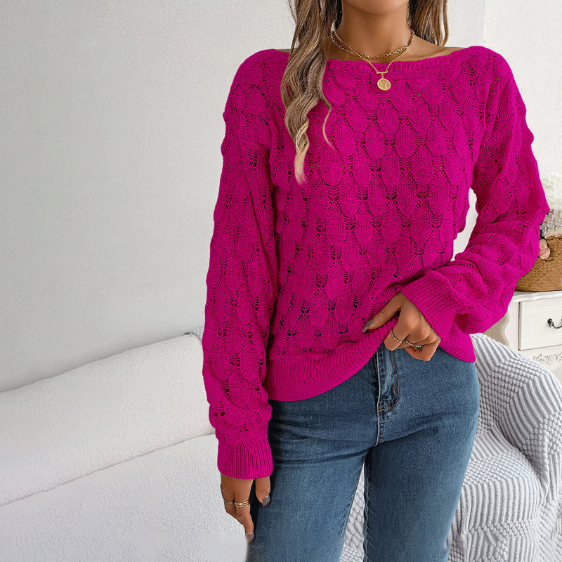 R&B | Hohlstrickpullover Mit Feinem Detailmuster