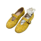 Damen elegante Ballerinas mit dekorativen Schmucksteinen und modischem Riemchen R&B