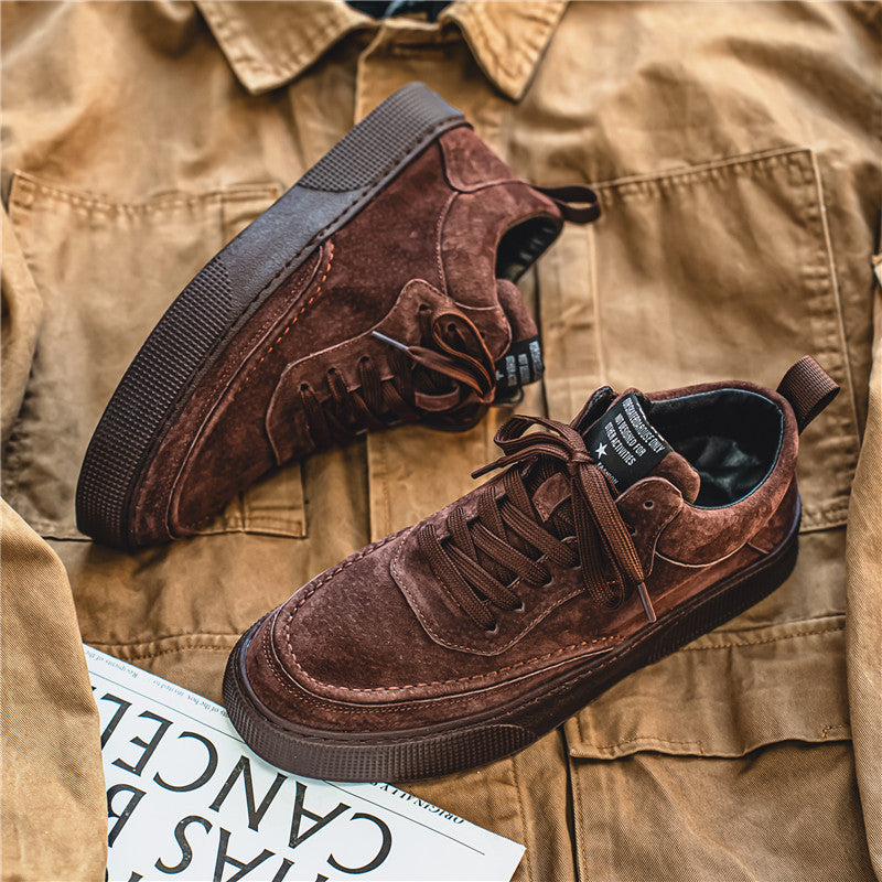 Damen Urbaner Sneaker mit hochwertigem Wildleder und rutschfester Sohle R&B
