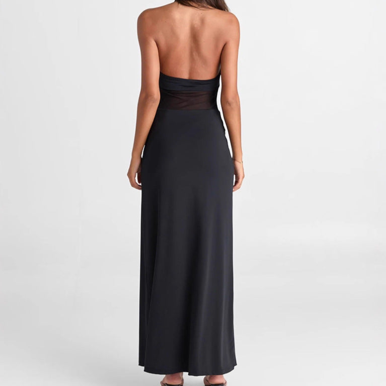 Damen Maxikleid mit raffiniertem Cut-Out und figurbetontem Design R&B