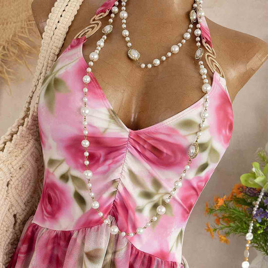 Damen Sommerkleid mit floralem Design R&B