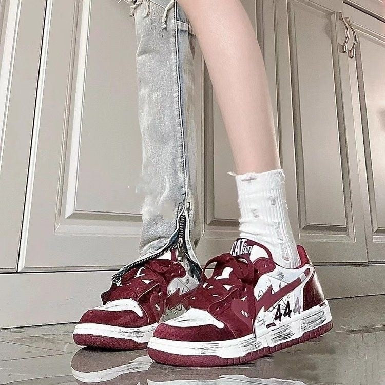 Damen Sportliche Sneakers mit auffälligem Design und komfortabler Dämpfung R&B