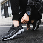 Damen Sportliche Leichtgewicht-Sneaker mit atmungsaktiver Mesh-Oberfläche und rutschfester Sohle R&B