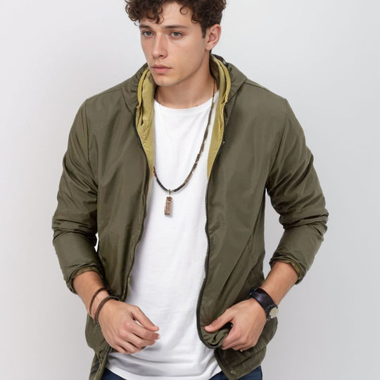 Herren winddichte Übergangsjacke mit praktischen Taschen R&B