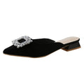 Damen elegante Slingback-Pumps mit Strassdetails
