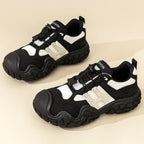 Damen Sportliche Outdoor-Sneaker mit stützender Sohle und atmungsaktiver Mesh-Oberfläche
