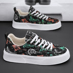 Damen Casual Sneaker mit einzigartigem Muster und stoßdämpfender Sohle R&B