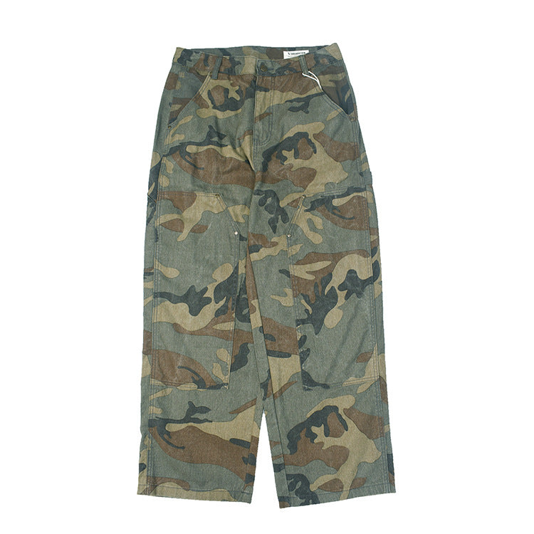 Damen Cargohose mit multifunktionalen Taschen und modernem Camouflage-Design R&B