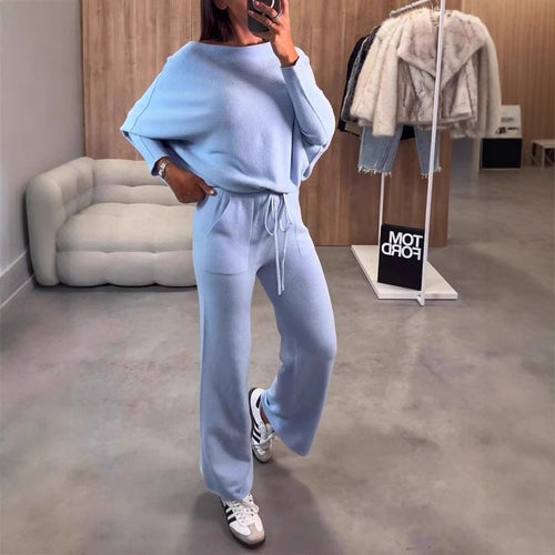 Damen Bequemes und elegantes Loungewear-Set mit weitem Schnitt R&B