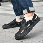 Damen Freizeitsandalen mit praktischem Reißverschluss R&B