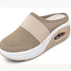 Damen Komfortable Slipper mit atmungsaktivem Obermaterial und stoßdämpfendem Fußbett R&B