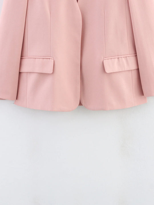 Damen modischer Blazer ohne Verschluss mit eleganter Silhouette R&B