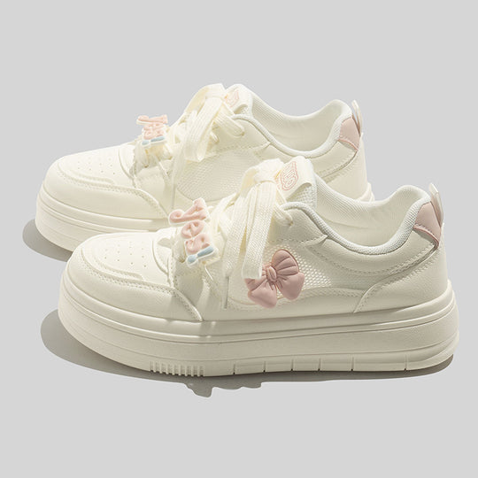 Damen Sneaker mit verspieltem Schleifenmotiv und bequemer Dämpfung R&B