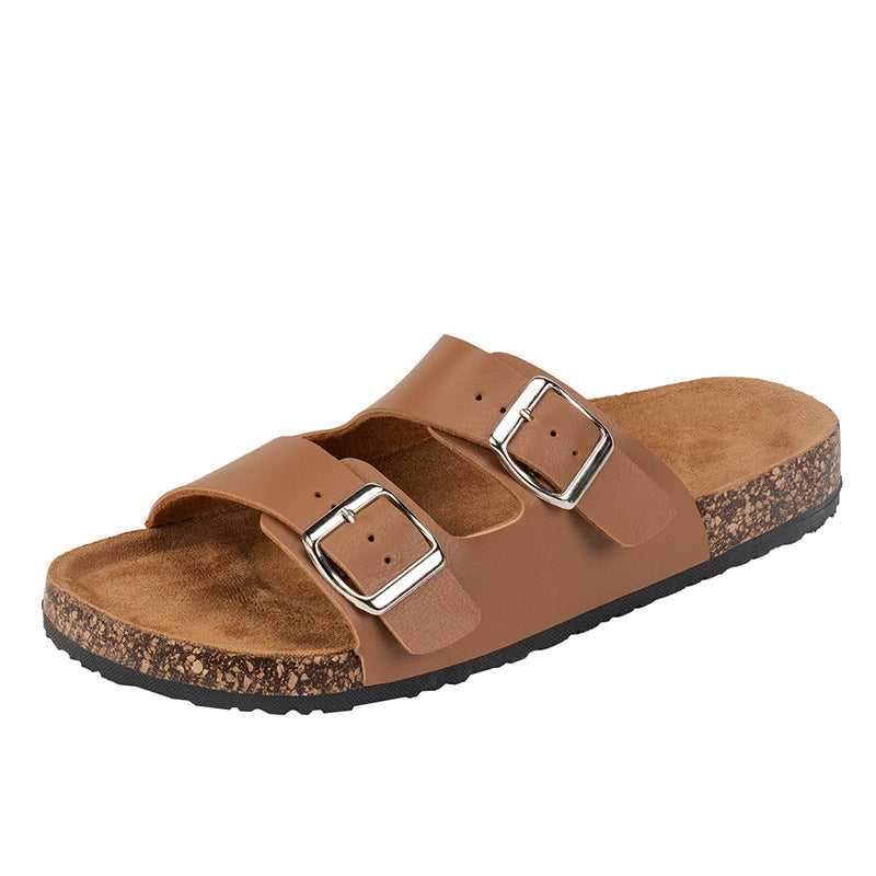 Damen Komfortable Sandalen mit verstellbaren Riemen und ergonomischem Fußbett R&B