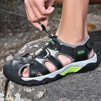 Damen Sportliche Freizeitsandalen mit schnellschnürbarem System und rutschfester Sohle R&B
