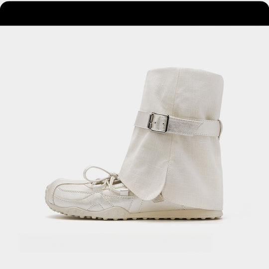 Damen Komfortable und wasserdichte Stiefel mit verstellbarem Schnallenverschluss R&B