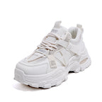 Damen Sportliche Sneakers mit atmungsaktivem Netzmaterial und stabiler Profilsohle R&B