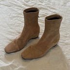 Damen elegante Ankle Boots mit spitz zulaufender Zehenpartie und komfortablem Blockabsatz