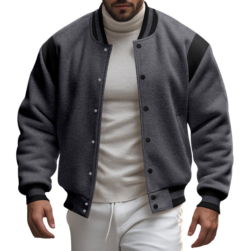 Herren sportliche Collegejacke R&B