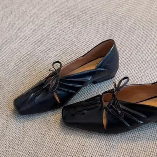 Damen elegante Halbschuhe mit stilvollem Schnür-Design