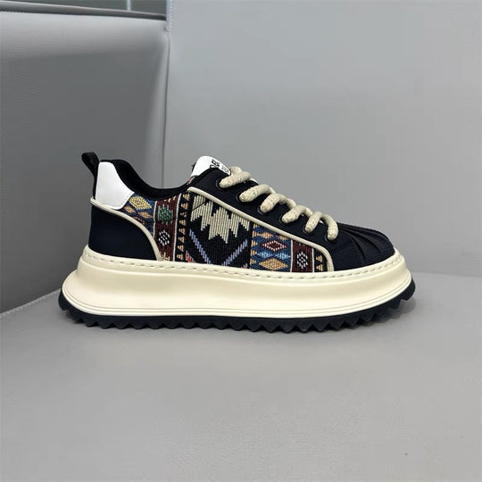 Damen modische Sneakers mit ethnischem Design und komfortabler Dämpfung R&B