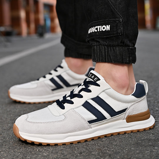 Damen Sportliche Sneakers mit atmungsaktiver Mesh-Oberfläche und rutschfester Sohle R&B