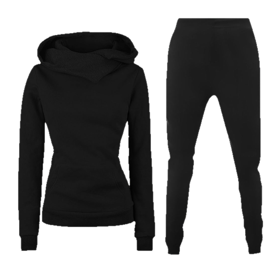 Damen Kapuzenpullover und Sporthose Kombination R&B