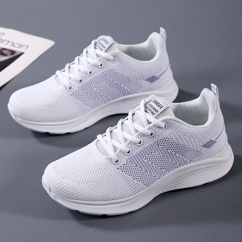 Damen Leichte und atmungsaktive Laufschuhe mit flexiblem Mesh-Obermaterial
