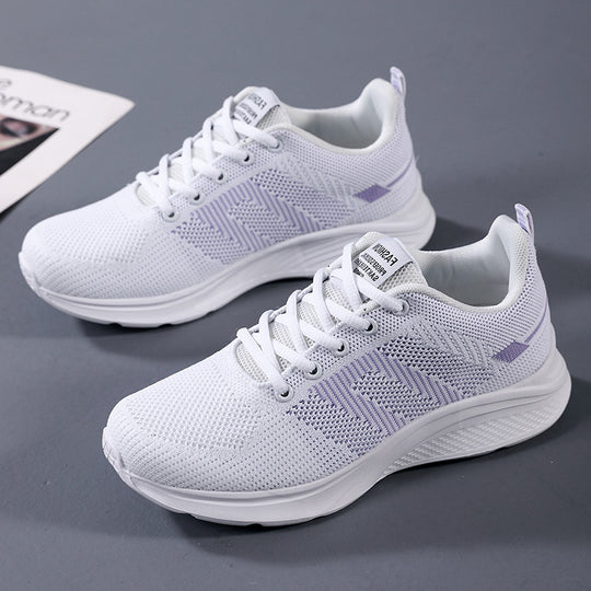 Damen Leichte und atmungsaktive Laufschuhe mit flexiblem Mesh-Obermaterial R&B